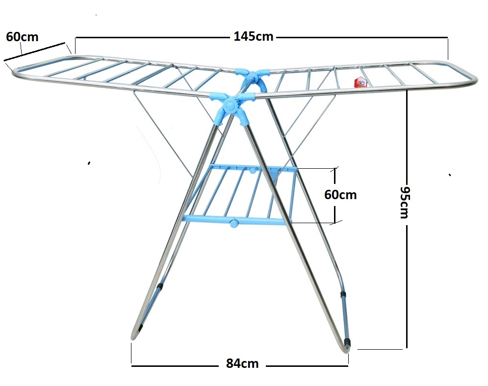 gi&agrave;n phơi chữ A v&agrave; k&iacute;ch thước cơ bản